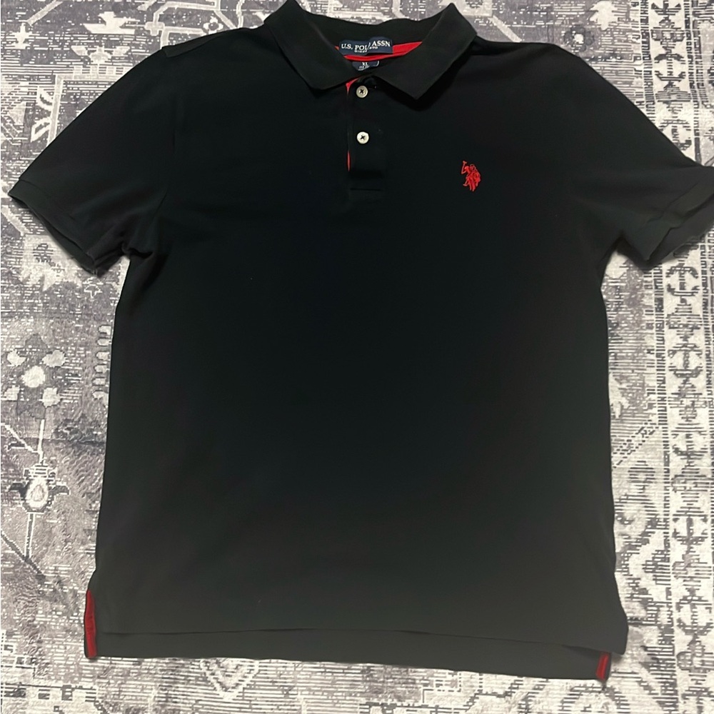 Kids  Black Polo Shirt